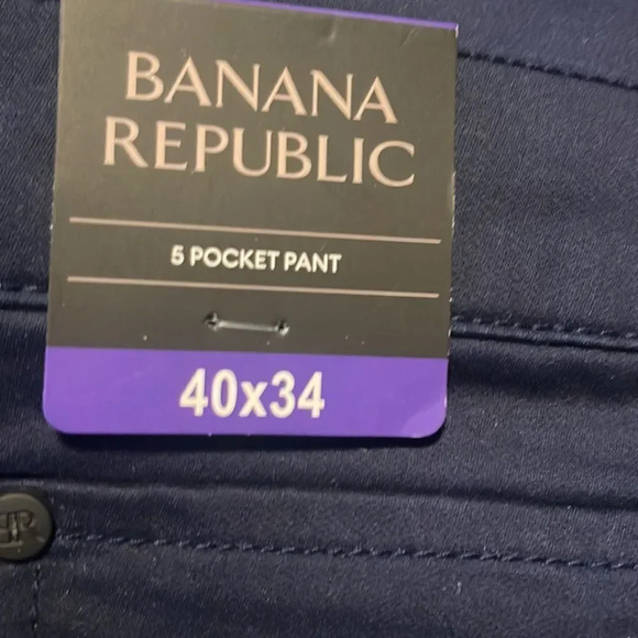 Banana Republic Men’s 5 Pocket Pant Blue - Picture 5 of 5